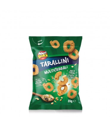 TARALLINI MULTICEREALI APERISNACK BUSTINA 35g CONF. 25 PZ.