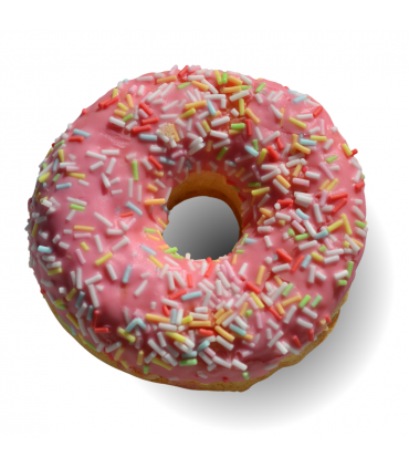 DONUTS ARTIGIANALI TERVED 45G SENZA GLUTINE con farina di grano di saraceno EXPO DA 15PZ. Cioccolato,fragola e pistacchio