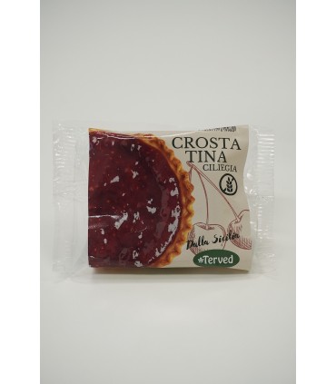 CROSTATINE ARTIGIANALI TERVED 50g SENZA GLUTINE con farina di grano di saraceno EXPO DA 24PZ. assortiti con 5 gusti