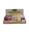 CROSTATINE ARTIGIANALI TERVED 50g SENZA GLUTINE con farina di grano di saraceno EXPO DA 24PZ. assortiti con 5 gusti