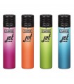 Accendino Clipper Large jet Soft touch fluo GRAD conf. 48 pz. assortiti con 4 colori