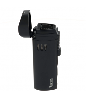 Accendino per sigaro RONSON MISTRAL BLACK JET FLAME IN UNA ELEGANTE SCATOLA DA REGALO