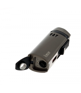 Accendino per sigaro RONSON MISTRAL GUN METAL JET FLAME IN UNA ELEGANTE SCATOLA DA REGALO