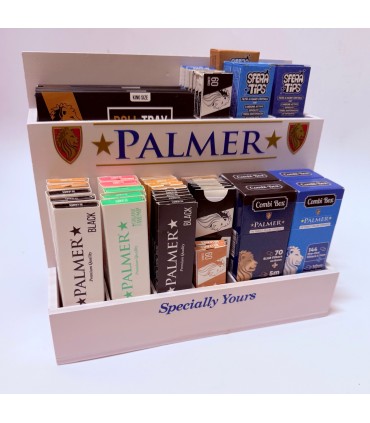DISPLAY DA BANCO PALMER ASSORTITO CON FILTRI E CARTINE DA 54 PZ.