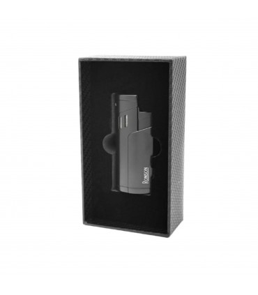 Accendino per sigaro RONSON CYCLON BLACK JET FLAME IN UNA ELEGANTE SCATOLA DA REGALO