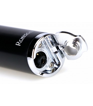 Accendino per sigaro RONSON MONSUN BLACK JET FLAME IN UNA ELEGANTE SCATOLA DA REGALO