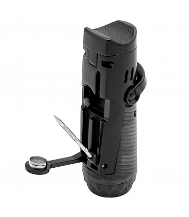 Accendino per sigaro RONSON BORA GUN METAL -BLACK  JET FLAME IN UNA ELEGANTE SCATOLA DA REGALO