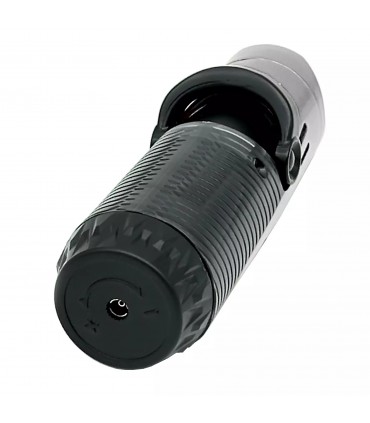 Accendino per sigaro RONSON BORA GUN METAL SILVER BLACK  JET FLAME IN UNA ELEGANTE SCATOLA DA REGALO