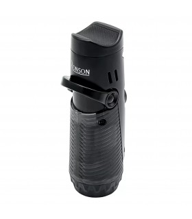 Accendino per sigaro RONSON BORA GUN METAL -BLACK  JET FLAME IN UNA ELEGANTE SCATOLA DA REGALO