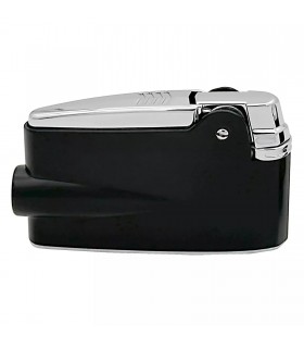 Accendino per sigaro RONSON PREMIER VARAFLAME BLACK CLASSIC JET FLAME IN UNA ELEGANTE SCATOLA DA REGALO