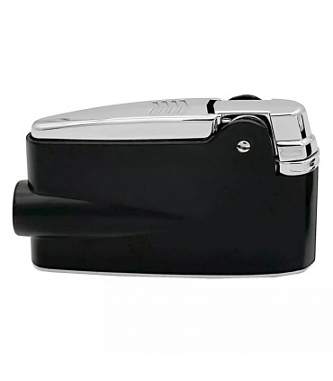 Accendino RONSON PREMIER VARAFLAME BLACK CLASSIC IN UNA ELEGANTE SCATOLA DA REGALO