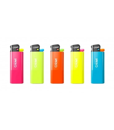 Accendino Mini Cricket Fluo conf. 25 pz. colori assortiti