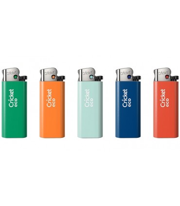 Accendino Cricket MINI ECO conf. 50 pz. colori assortiti
