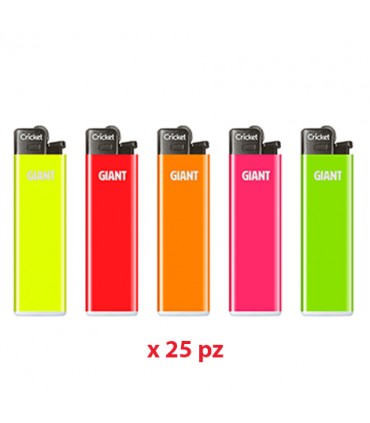 Espositore Accendini Cricket a pietrina da 150 pz. modelli assortiti (giant-original-mini)
