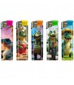 Accendino ELETTRONICO Atomic ALLIGATOR conf. 50 pz. assortito con 5 grafiche