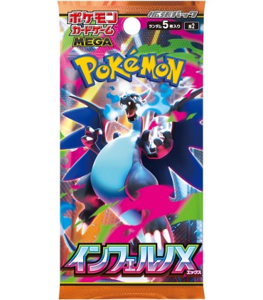 CARTE COLLEZIONABILI POKEMON MEGA INFERNO X CONF. DA 30 Bustine CON 5 CARTE BOX GIAPPONESE