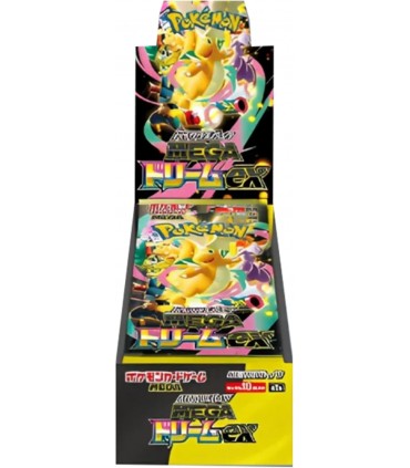 CARTE COLLEZIONABILI POKEMON MEGA DREAM CONF. DA 30 Bustine CON 10 CARTE BOX GIAPPONESE