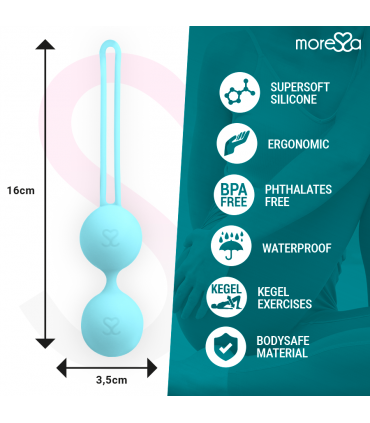 MORESSA - OSIAN DUE SILICONE PREMIUM TURCHESE