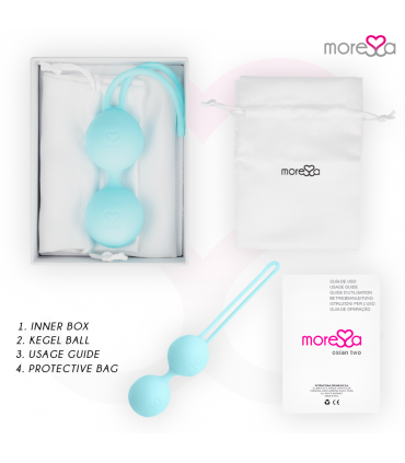 MORESSA - OSIAN DUE SILICONE PREMIUM TURCHESE