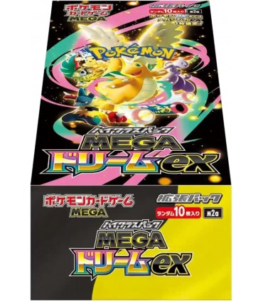CARTE COLLEZIONABILI POKEMON MEGA DREAM CONF. DA 30 Bustine CON 10 CARTE BOX GIAPPONESE