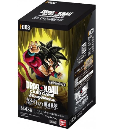 CARTE COLLEZIONABILI DRAGONBALL FB03 CONF.24 bustine CON 6 CARTE BOX GIAPPONESE