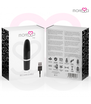 MORESSA - IVY VIBRATORE STIMOLATORE DA VIAGGIO NERO