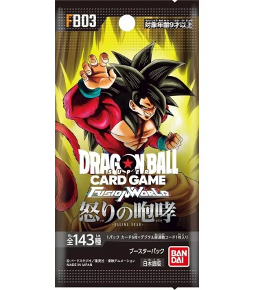 CARTE COLLEZIONABILI DRAGONBALL FB03 CONF.24 bustine CON 6 CARTE BOX GIAPPONESE