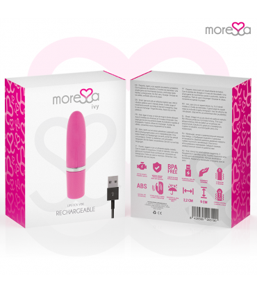 MORESSA - IVY VIBRATORE STIMOLATORE DA VIAGGIO ROSA
