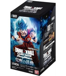 CARTE COLLEZIONABILI DRAGONBALL FB01 CONF.24 bustine CON 6 CARTE BOX GIAPPONESE