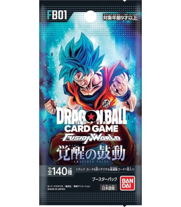 CARTE COLLEZIONABILI DRAGONBALL FB01 CONF.24 bustine CON 6 CARTE BOX GIAPPONESE