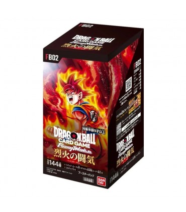 CARTE COLLEZIONABILI DRAGONBALL FB02 CONF.24 bustine CON 6 CARTE BOX GIAPPONESE