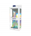X RAY - CAZZO TRASPARENTE CON SFERE 18.5 CM -O- 3.8 CM
