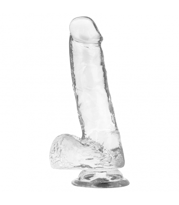 X RAY - CAZZO TRASPARENTE CON SFERE 18.5 CM -O- 3.8 CM