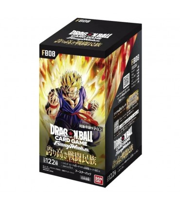 CARTE COLLEZIONABILI DRAGONBALL FB08 CONF.24 bustine CON 6 CARTE BOX GIAPPONESE