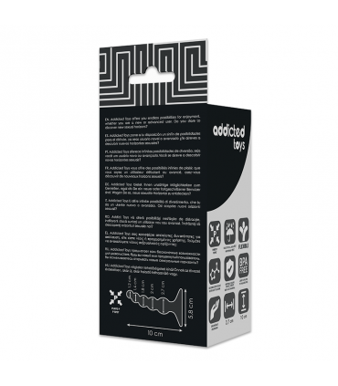 ADDICTED TOYS - PLUG SESSUALE ANALE 10 CM NERO