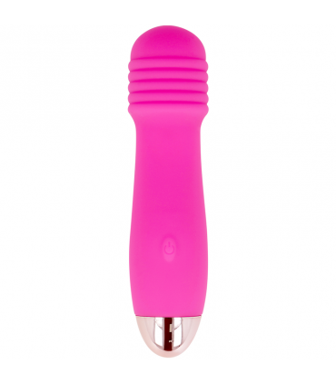 DOLCE VITA - VIBRATORE RICARICABILE TRE ROSA 7 VELOCITÀ