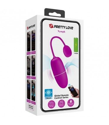 PRETTY LOVE - NINFA UOVO VIBRANTE APP CONTROLLATO VIOLA