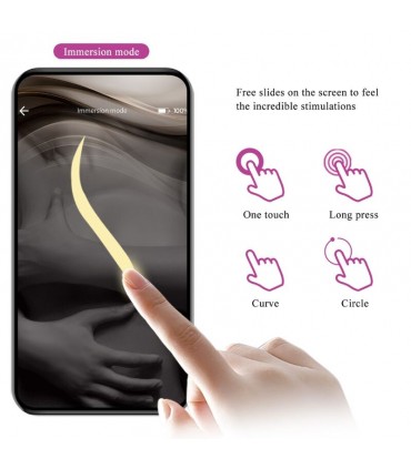 PRETTY LOVE - NINFA UOVO VIBRANTE APP CONTROLLATO VIOLA