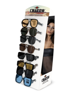 Occhiali da Sole El Charro Kit houston Expo da 8 pz. modelli assortiti COME DA FOTO