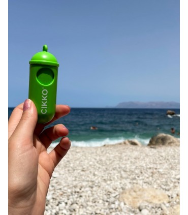 Posacenere CIKKO da Tasca in PLASTICA RECICLATA IGNIFUGO conf. 24 pz. COLORI ASSORTITI