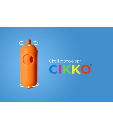 Posacenere CIKKO da Tasca in PLASTICA RECICLATA IGNIFUGO conf. 24 pz. COLORI ASSORTITI