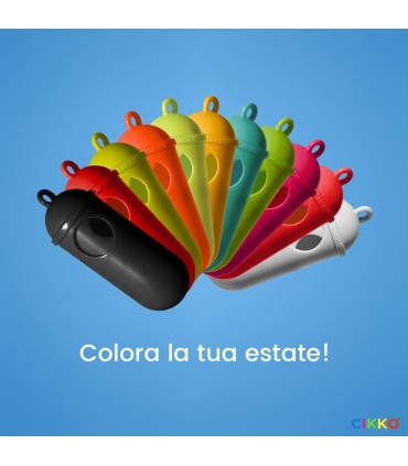 Posacenere CIKKO da Tasca in PLASTICA RECICLATA IGNIFUGO conf. 24 pz. COLORI ASSORTITI