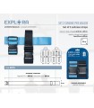 SET 2 CINGHIE PER VALIGIE/BAGAGLIO EXPLORA REGOLABILE FINO A 190 CM