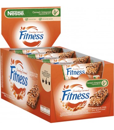 barretta FITNESS nestlè CRUNCHY CARAMEL 91 KCAL CONF. DA 24 PZ.