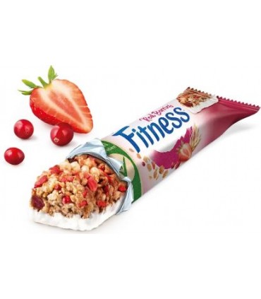 EXPO DA BANCO BARRETTE FITNESS AI GUSTI: cioccolato fondente E RED BERRIES DA 48PZ.