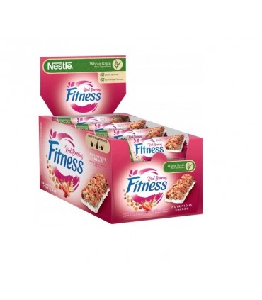 EXPO DA BANCO BARRETTE FITNESS AI GUSTI: cioccolato fondente E RED BERRIES DA 48PZ.