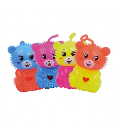 ORSACCHIOTTO FELICE LUMINOSO GIOCATTOLO CON GUSTOSE CARAMELLE ASSORTITE da 3g CONF. 12PZ