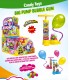 GAGU PUMP BUBBLE GUM CON PALLONCINI CONF. 10 PZ ASSORTITI