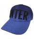 cappellino cotone baseball f.c.Inter con cuciture a rilievo COLORE BLU SFUMATO