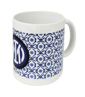 TAZZA IN CERAMICA CON INTERNO BIANCO F.C. INTER CONFEZIONATA IN SCATOLA DA REGALO